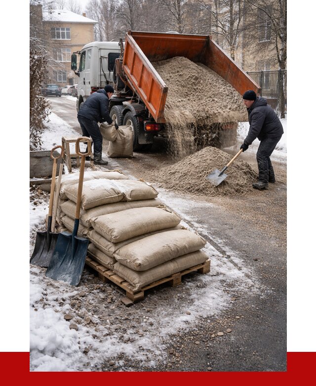 Противогололедные материалы оптом в Белой Калитве от 4356 р. | ПРОНЕРУДБкл