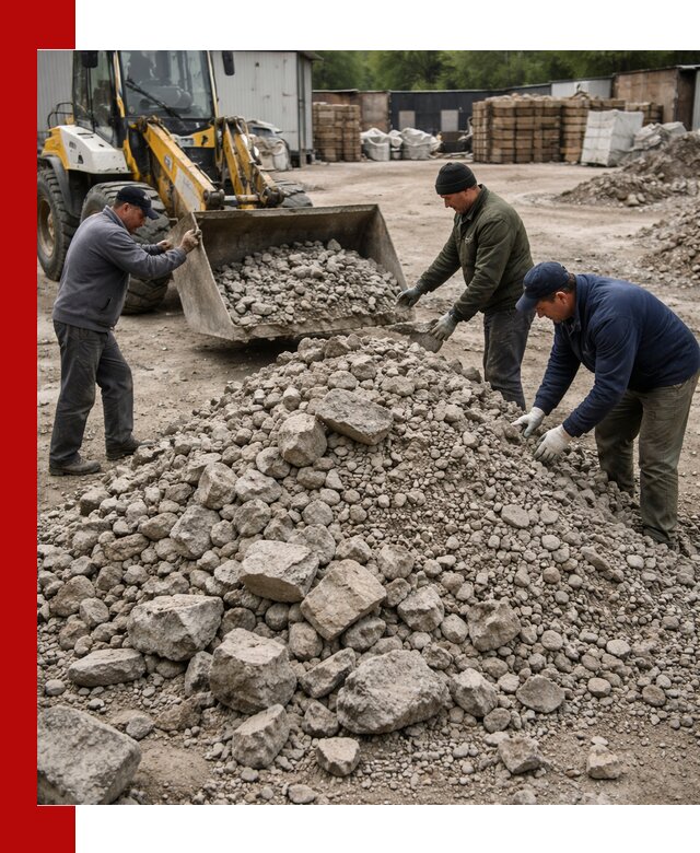 Демонтаж и вывоз бой бетона в Белой Калитве