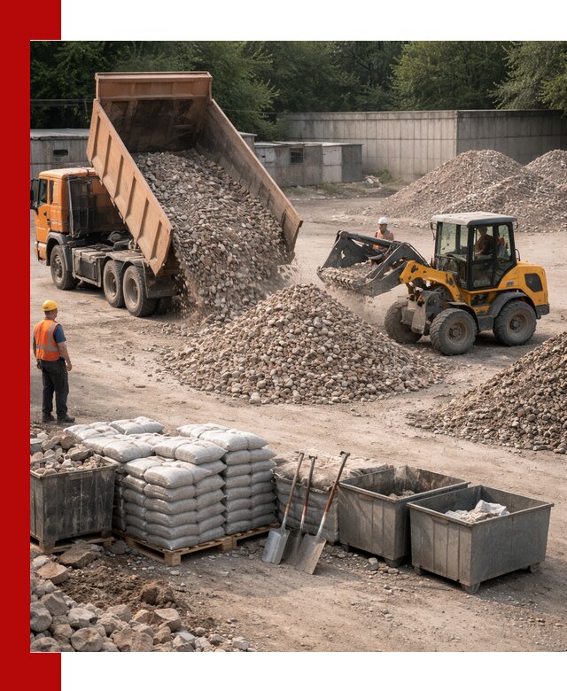 Вторичные материалы для отсыпки в Белой Калитве — поставка и доставка