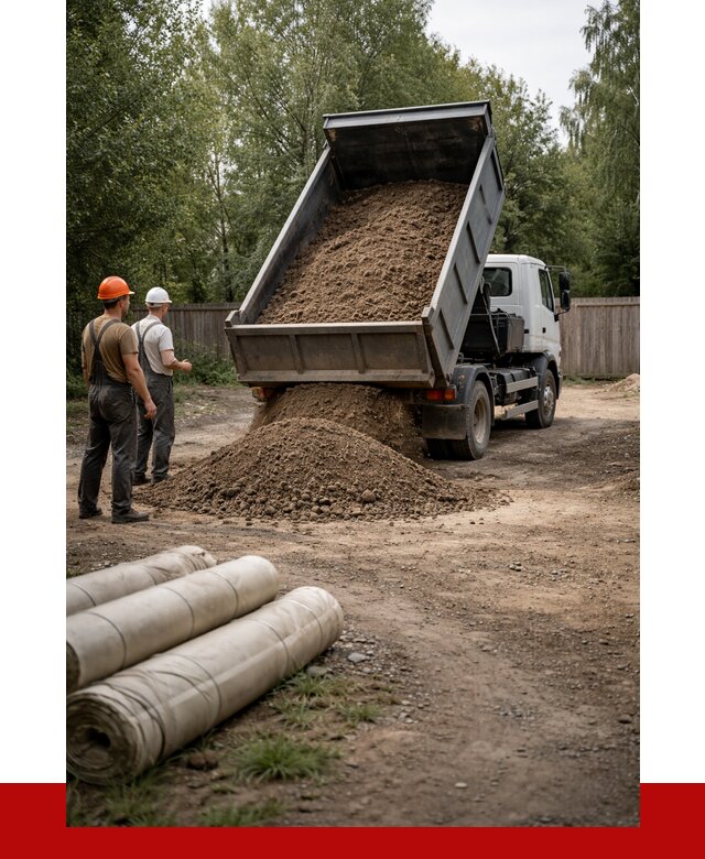 Доставка сыпучих материалов самосвалом в Белую Калитву от 4356 р. | ПРОНЕРУДБкл