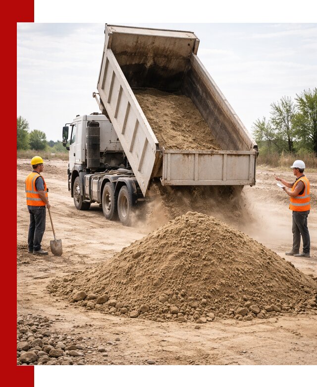 Доставка самосвалом 15 кубов в Белой Калитве за город и по городу