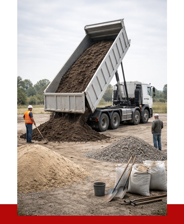 Доставка самосвалом 30 кубов в Белой Калитве от 8815 р. | ПРОНЕРУДБкл
