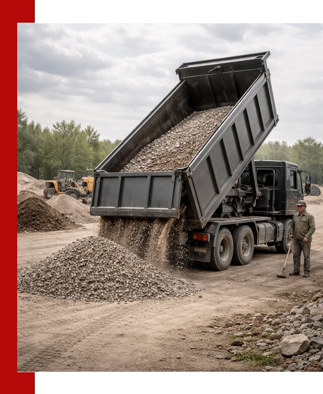 Доставка самосвалом 30 м3 по выгодным ценам в Белой Калитве