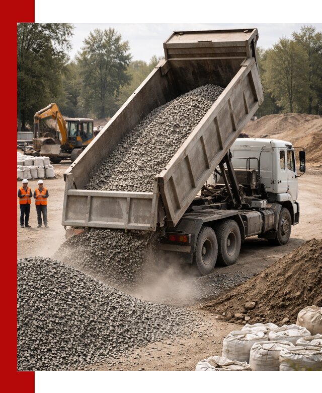 Аренда самосвала в Белой Калитве для доставки сыпучих и нерудных материалов