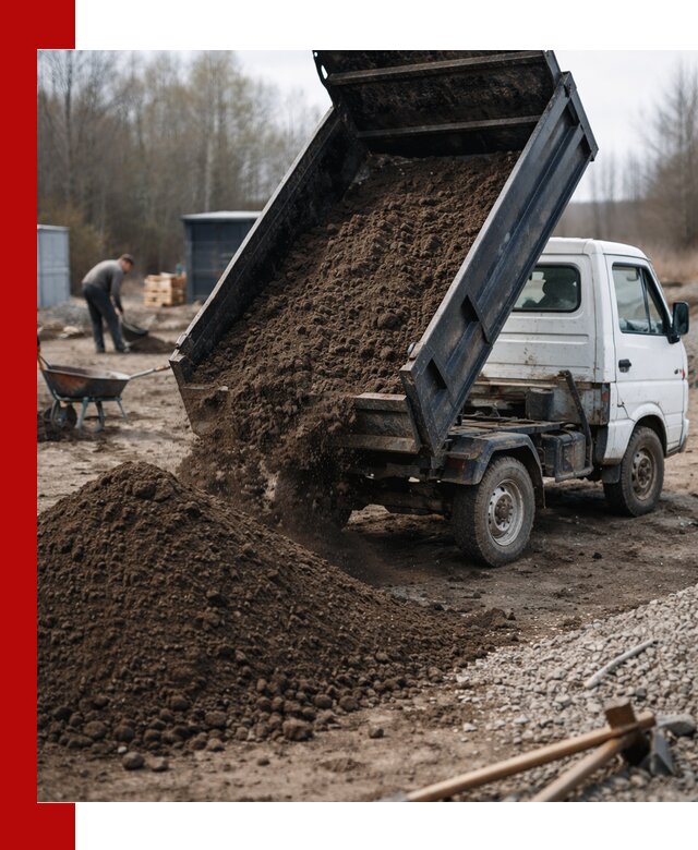 Аренда минисамосвала в Белой Калитве для доставки сыпучих материалов