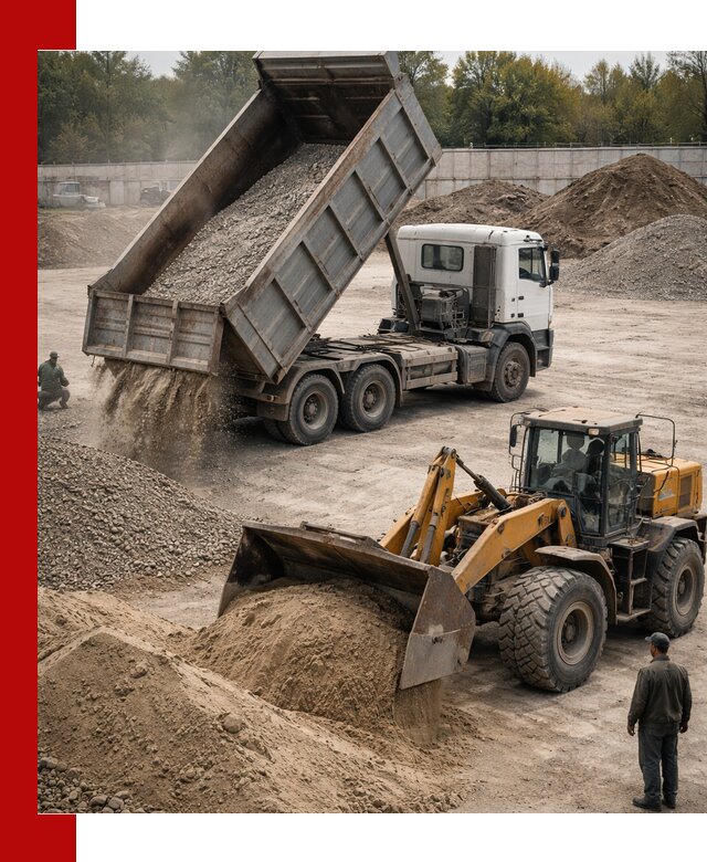 Перевозка сыпучих грузов самосвалами и бортовыми в Белой Калитве