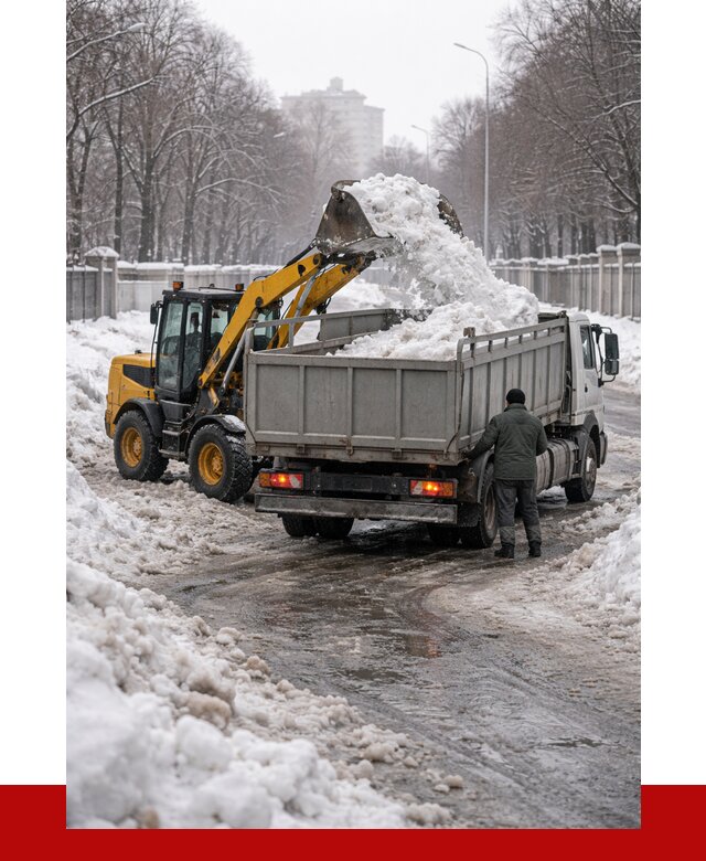Вывоз снега с погрузкой в Белой Калитве от 3630 р. ПРОНЕРУДБкл