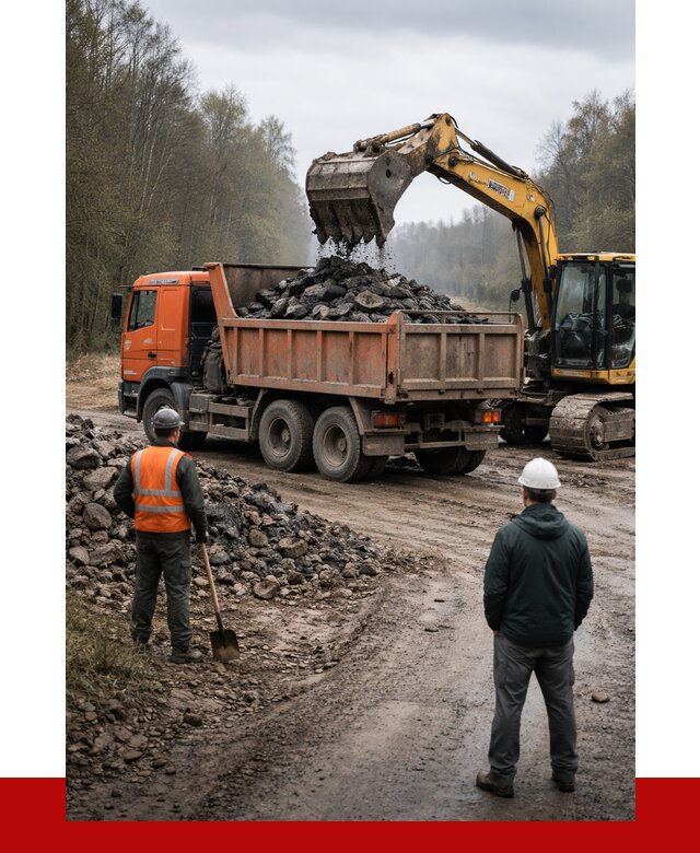 Вывоз асфальта в Белой Калитве от 4667 р. самосвалом ПРОНЕРУДБкл