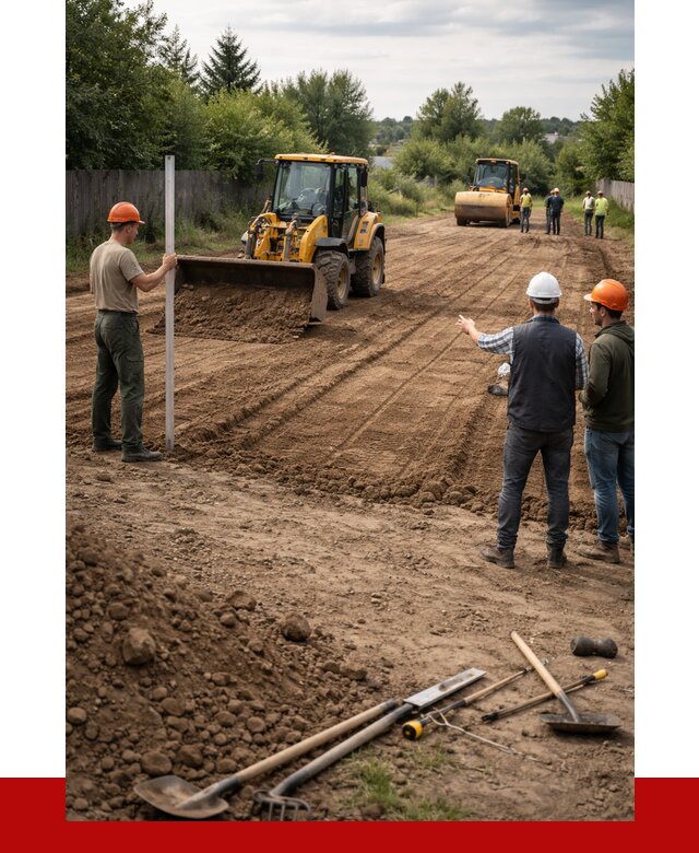 Планировка участка грунтом в Белой Калитве от 4667 р ПРОНЕРУДБкл